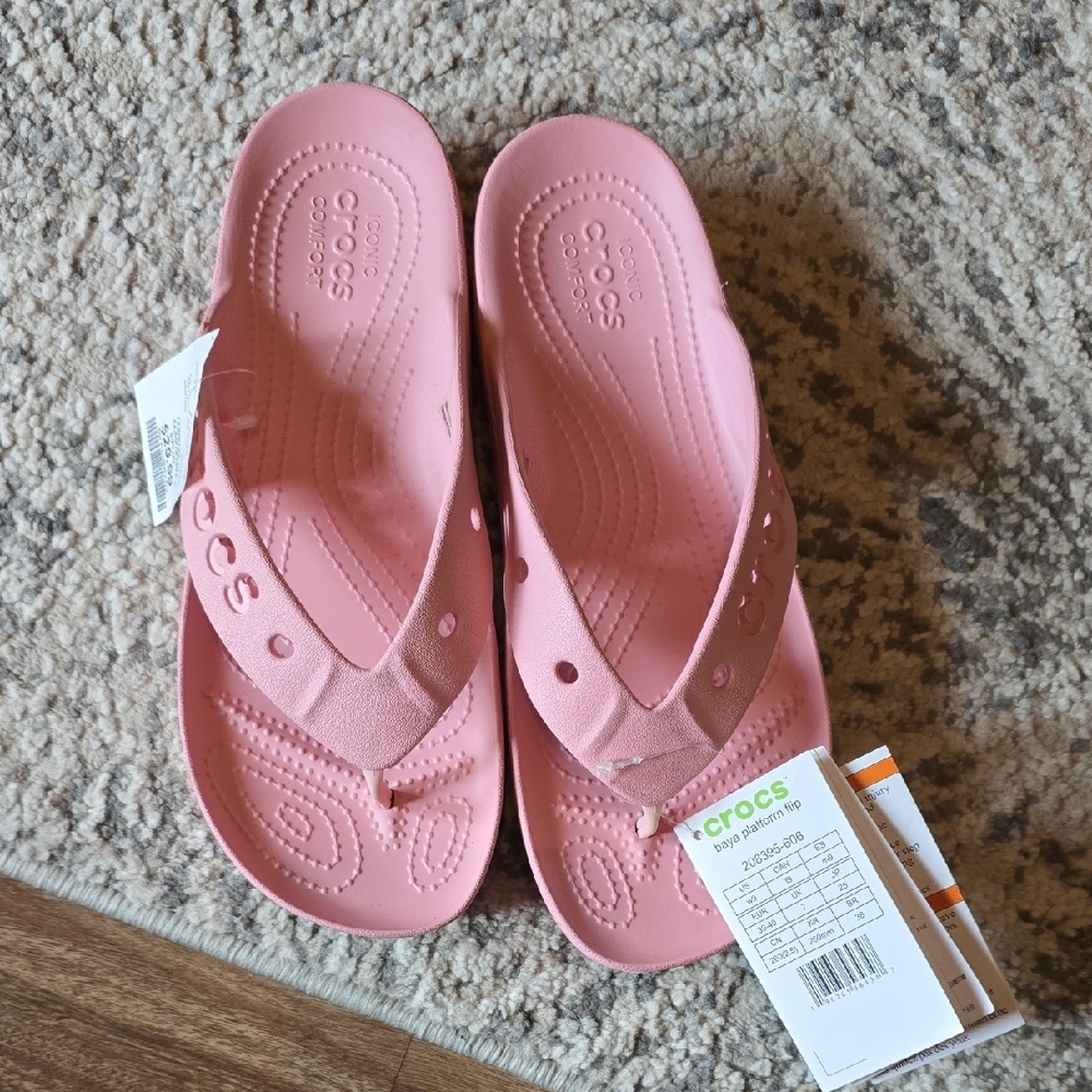 CROCS Light Pink Sandals